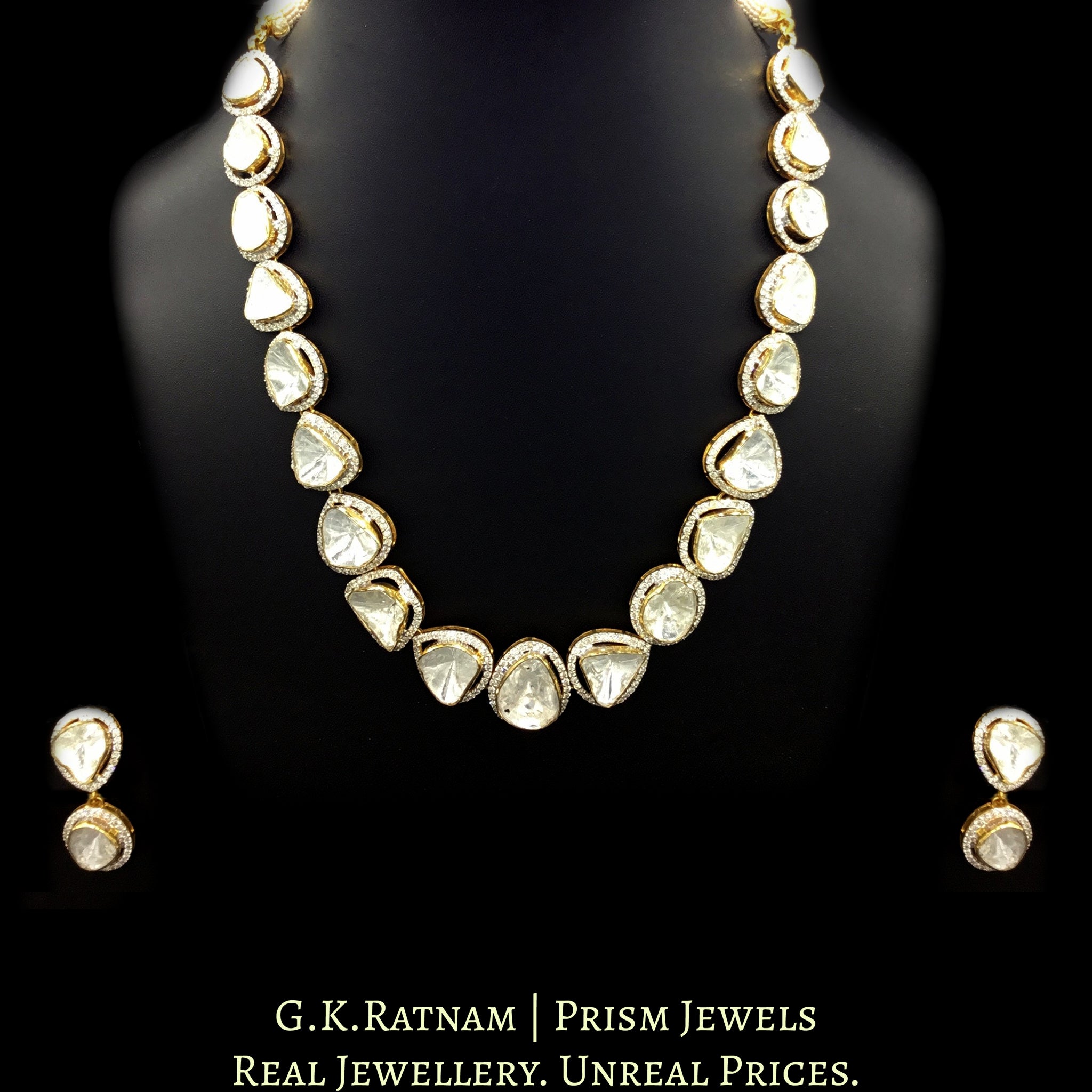 Uncut Diamond Necklace Set at Best Price in Hyderabad | Rashi Jewels